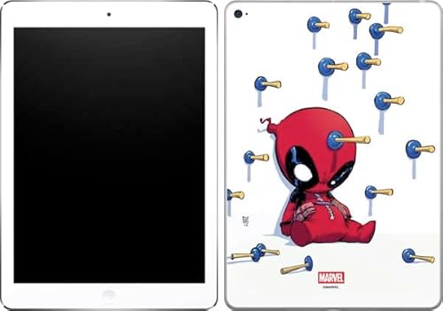 Skinit Decal Tablet Skin Compatible with iPad Air 2 - Officially Licensed Marvel Deadpool Babypool Playing Design