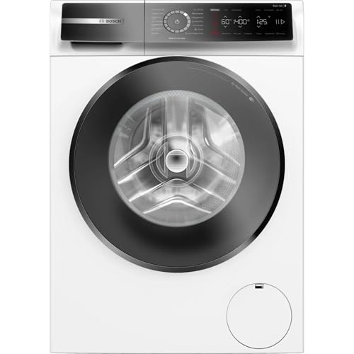Bosch WGB244010 Serie 8 - Lavadora de carga frontal inteligente, 9 kg, 1400 rpm, fabricada en Alemania, dosificación inteligente i-dos, elimina 16 tipos de manchas, SpeedPerfect, ahorra agua y energía