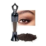 Kohl Powder Eyeliner,Brown Kohl Eyeliner, Handmade Smudge Proof Eye-liner Cream Powder,Intense Pigment Silky Finish Liner For Natural Eye Make-Up