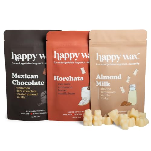 Image of Happy Wax Fall Scented Soy Wax Melts 6oz Variety Pack - Dulces Collection