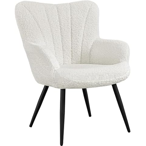 Yaheetech Modern Boucle Tub Chair Cover