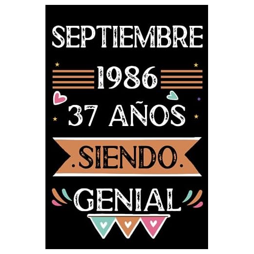 CUADERNO, Septiembre 1986, 37 Años Siendo Genial: Libro de visitas, cuaderno, 110 páginas de felicitaciones, idea de regalo, regalo Para la esposa, novia, mujer, La madre