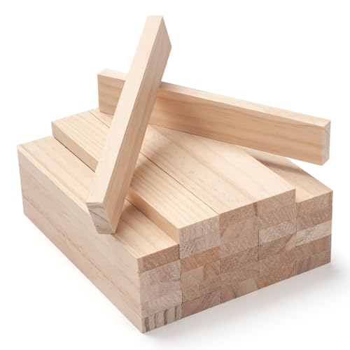 Wooden Dowels Wood Strips Slats for Crafts 3/8