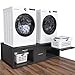 GDLF Washer and Dryer Pedestals, Universal Fit Washer and Dryer Stand with Pull-Out Shelf, 58.1