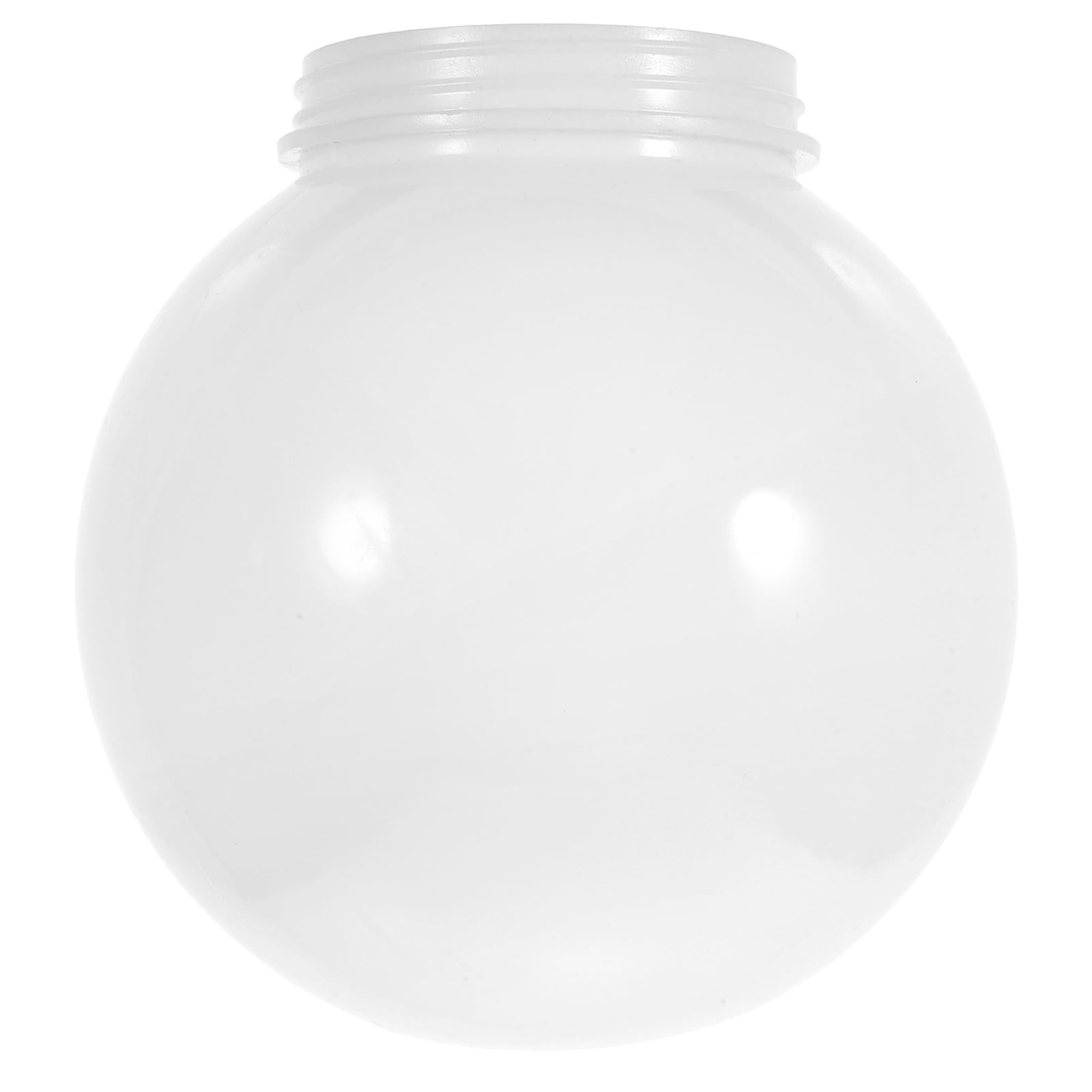 Abat-jour Sphérique Tofficu - Globe Lumineux Acrylique Pour éclairage Extérieur Et Intérieur, 15 Cm, Blanc - Installation Facile Sur Poteau Ou Mur