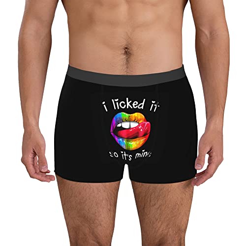 Mocsone Men's Funny Boxers Briefs Sexy Mens Underwear Black #TOP3