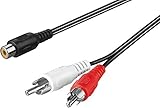 2x Cinch Stecker 20cm Anschlüsse: