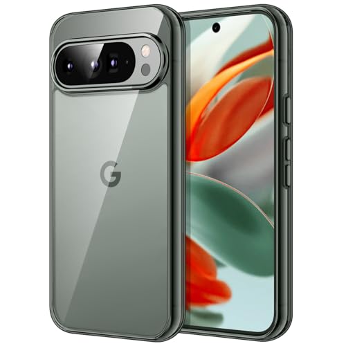 Image of JETech Cover Case for Google Pixel 9 /9 Pro 2024, Non-Yellowing Shockproof Bumper Protective Phone Cover, Anti-Scratch Hard PC Back (Hazel)