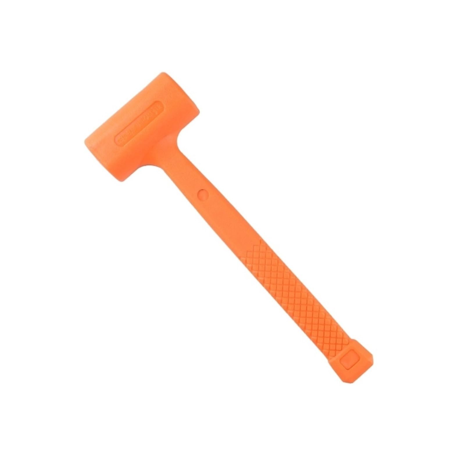 0.5-4LB Dead Blow Mallet Orange Soft Silent Rubber Hammer Install Multifunctional Wood Flooring No Elasticity for Woodworking(Orange-0.5 LB)