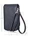 Nautica Catalina Vegan Leather RFID Womens Crossbody Cell Phone Purse Holder Wallet (Indigo)
