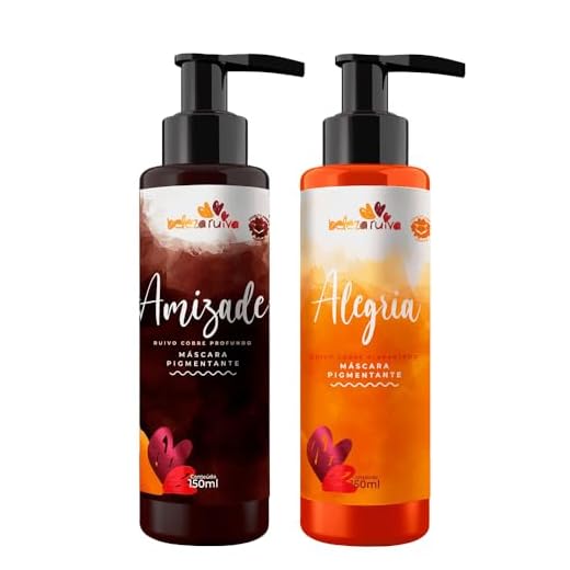 Kit Beleza Ruiva Tonalizante Alegria e Amizade