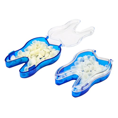 Image of Dental Temporary Crown Kit Anterior Front & Molar Posterior Mixed 100PCS | Whitening Protecting Molar Veneers 50 of Each
