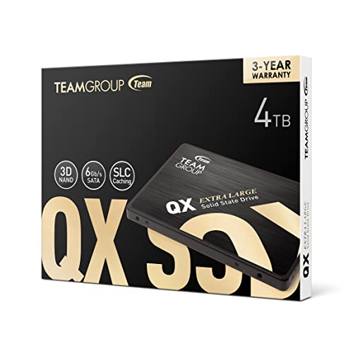 TEAMGROUP QX 4TB 3D NAND QLC 2.5 Inch SATA III Internal Solid State Drive SSD R/W Speed up to 500/460 MB/s 800TBW Laptop & PC Desktop T253X7004T0C101 - Image 6
