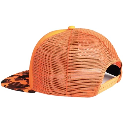 Image of EDTREK Outdoorsman Pro Trucker Breathable Mesh Performance Cap - Flat Brim Snapback Hat