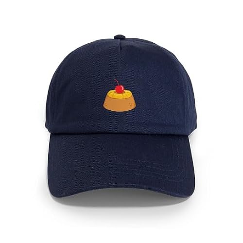 CafePress Pineapple Upside Down Cake Sweet Dessert Baseball Unique Adjustable Baseball Hat Navy