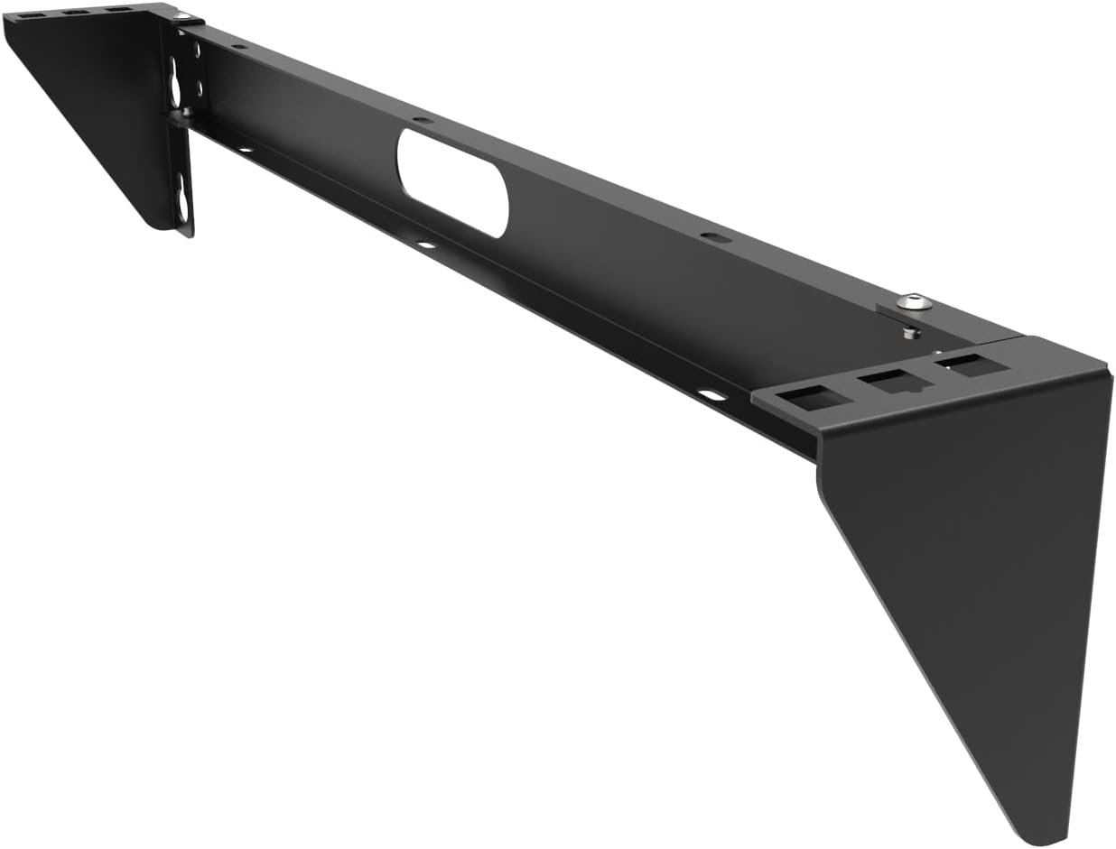 Amazon.com: RackPath 1U Vertical Wall Mount Rack - Heavy Duty 125lbs ...