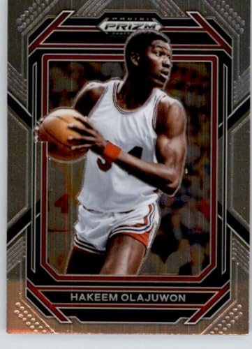 2023-24 Panini Prizm Draft Picks #80 Hakeem Olajuwon Houston Cougars Basketball Trading Card