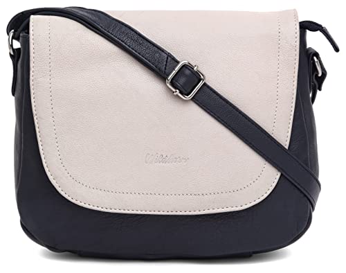 Image of WildHorn Modern & Stylish Cross-Body Leather Bag For Girls & Women I Leather Sling Bag I Handcrafted I Ultra Strong Stitching I- Ideal for Travelling, Parties, Weddings & Gifts