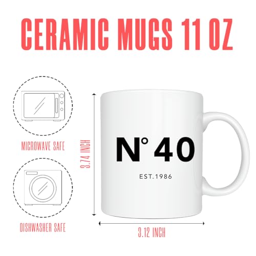 Taza de porcelana para cumpleaños, 11 onzas miniatura 3