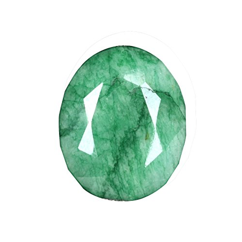 Amazing 20.00 Carat. Oval Cut Green Emerald Gem - EGL Certified Natural Colombian Gemstone for Ring DE-032