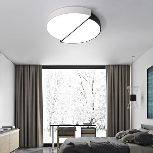 Plafonnier LED 28W circulaire tricolore à télécommande de 52cm