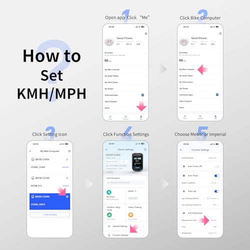 Image of GEOID CC600 Color Screen Bike /Cycling Computer Wireless - Route Navigation with Reroute Planing, WiFi & Bluetooth, Fast 5s GPS Positioning, Free Indoor Training