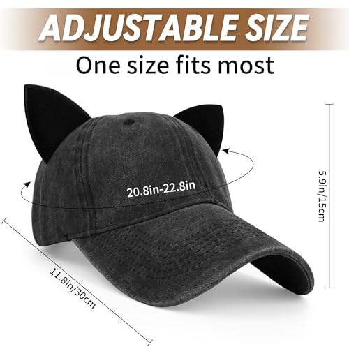 Image of Mens Baseball Cap Baseball Hat Funny Trucker Hats for Men Women Cute Beanie Distressed Cap Ponytail Hat for Women