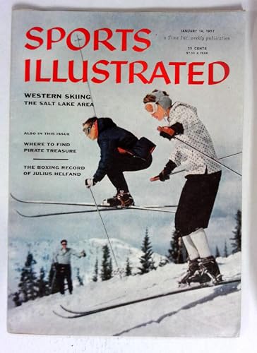 Sports Illustrated January 14, 1957 Western Skiing Pirate