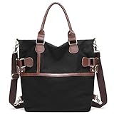 Vintage Handtasche Canvas Damen | Umhängetasche für Damen mit Stil Markenhersteller Myhozee | Schultertasche für Schule, Einkaufen, Reisen oder ins Büro