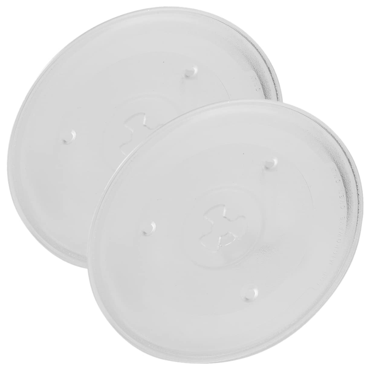 GLEAVI 2piezas Platos Giratorios Para Microondas De Placa De Vidrio Para Horno Microondas Placa De Cocción Para Horno