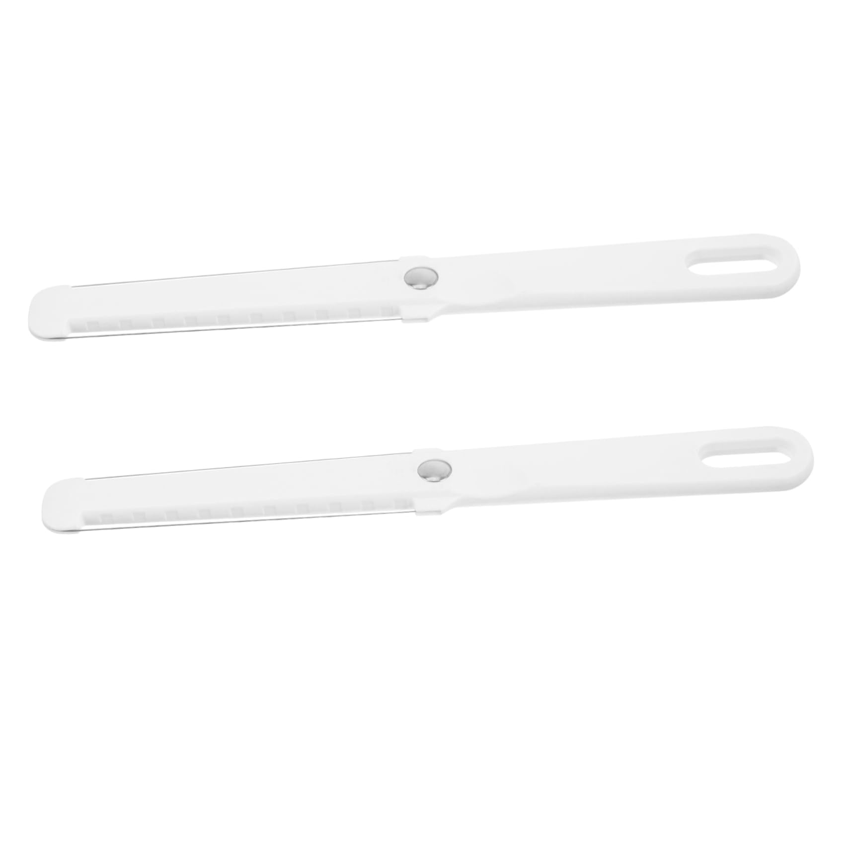 Unomor 2Pcs Cheese Knife Set Stainless Steel Butter Slicer Cheese Cutter for Home Restaurant Use Easy to Clean Smooth Surface for Cream Cheese Butter
