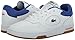 Lacoste Men's LINESET Sneaker, WHT/RED/BLU, 12.5