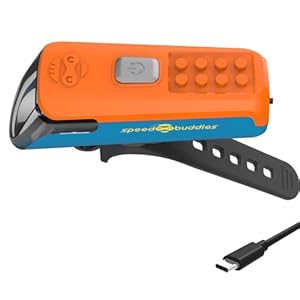Speed Buddies LED Fahrradlampe mit Klemmbausteinfunktion
