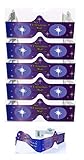 3D Christmas Glasses - 5 Pack - Turn Holiday Lights Into Magical Images. See STARS For A Fun Christmas Experience.Our USA MADE Holiday Specs Are Perfect For Festivities!