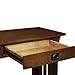 Leick Home Mission Console Table, Solid Wood, 2 Storage Drawers, Bottom Display Shelf, Narrow Depth, Slatted Sides, Easy-Assembly, Medium Oak, 48.0 in. W x 16.0 in. D x 30.0 in. H, 8233