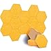 Akustikpaneele selbstklebend sechseckig 12St., JAMELO Akustikplatten aus Polyester zur Schalldämmung, 30 x 26 x 1 cm Schallabsorber Schallschutz für die Wand Decke Tür vom Studio Büro Geld Poly Studio günstig Kaufen-Akustikpaneele selbstklebend sechseckig 12St., JAMELO Akustikplatten aus Polyester zur Schalldämmung, 30 x 26 x 1 cm Schallabsorber Schallschutz für die Wand Decke Tür vom Studio Büro Geld