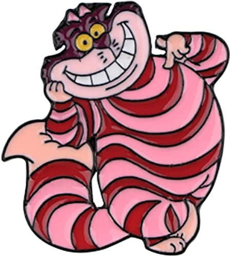 Alice in Wonderland Cheshire Cat 1 Tall Enamel Metal Pin