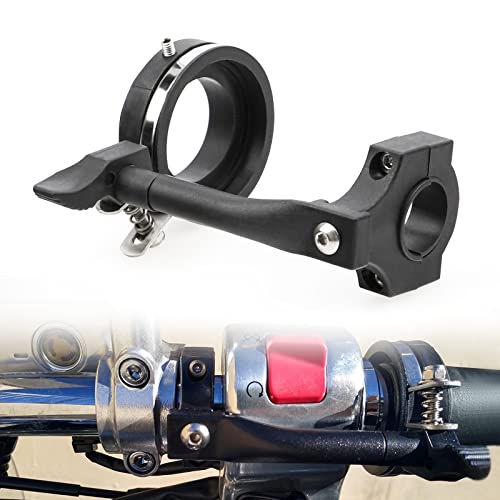 TECHPICCO Motorcycle Cruise Control Universal Throttle Assist Lock Universal Fits for 7 8  and 1  Diameter Bars