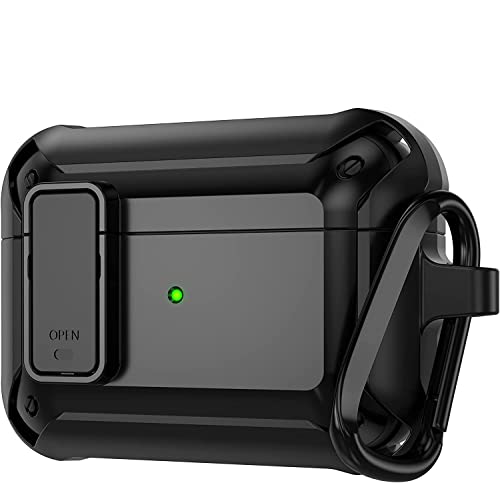 capa case armor para Airpods pro apple estojo 2ª 3ª Geração proteca proteçao militar resistente de corpo inteiro (Preto)