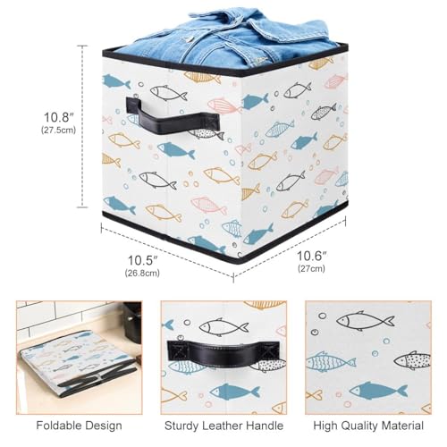 Boîte de rangement pliable en tissu pour éliminer le désordre des livres et vêtements