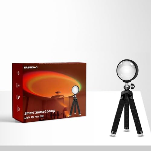 easeking Sunset Lamp with App Control – 16M Colors, 360° Rotating Head — view 9