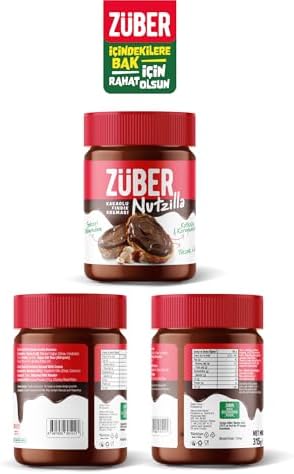 Züber Nutzilla Kakaolu Fındık Kreması 315gr - Görsel 3