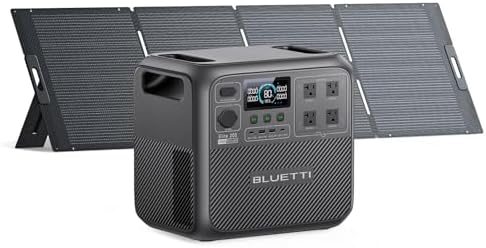 （16:30時点） BLUETTI ポータブル電源 Elite 200 V2（AORA 200） ソーラーパネルセット 350W 太陽光発電 2073.6Wh 大容量 2200W 高出力 リン酸鉄 角形セル 17年長寿命 TruboBoost技術 1.7時間満充電 全面小型軽量化 WIFI遠隔操作 3300W 電力リフト UPS機能 16dB 四重の保護 節電/停電対策/防災グッズ/家庭用/アウトドア用/車中泊