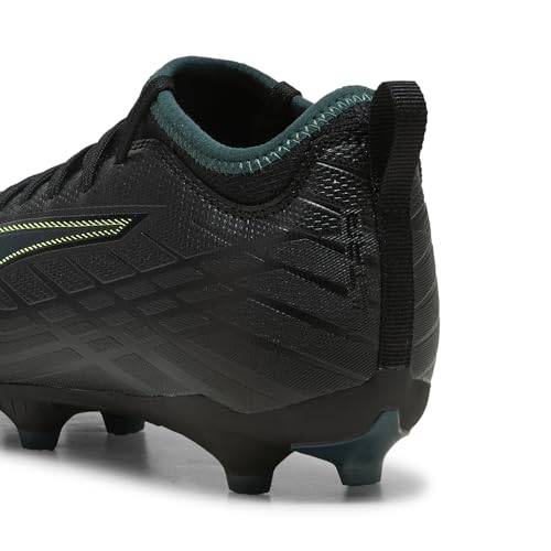 PUMA Ultra 6 Match FG/AG JR Fußballschuh, Black-Fizzy Light-Green Terrain, 44 EU, Puma Black Fizzy Light Green Terrain, 28 EU – Ansicht 2