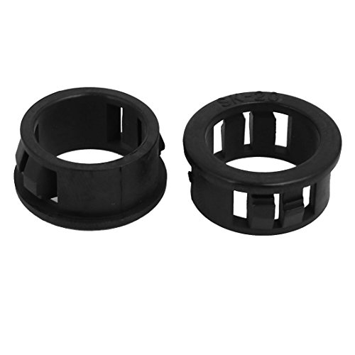 sourcingmap Cable Snap Locking Bushing Protector Harness Grommet 20mm Dia Mount Hole 12pcs - Image 2