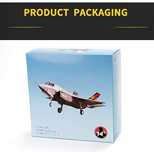 Uterstyle F-35 LIGHTNING FIGHTER MODEL KIT/1:72 Scale F35 Fighter Diecast Attack Plane Metal Fighter Display Model for Decoration or Collection Gift