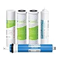 APEC Water Systems FILTER-MAX-ES75 75 GPD High Capacity Complete Replacement Filter Set For Essence Series Reverse Osmosis Water Filter System Stage 1-5