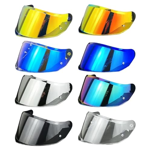 Visière de casque moto avec changement rapide et transmission de lumière - 2
