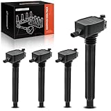 A-Premium 4PCS Ignition Coil Packs Compatible with Chrysler, Dodge, Fiat & Jeep Vehicles - L4 2.4L - 200 2015-2017, Dart 2013-2016, 500X 2016-2018, Cherokee 2014-2020, Compass 2018-2021