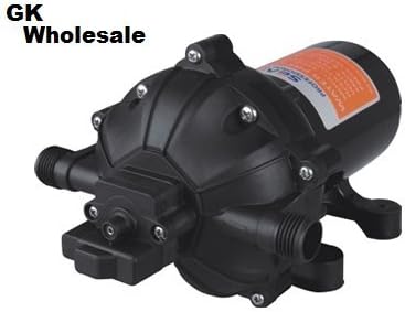 GoWorks 20L/min 5.5Gpm 60Psi Water Diaphragm Pump 12V DC For Yacht RV Caravan Boat Dust Control Sprayer Fixtures